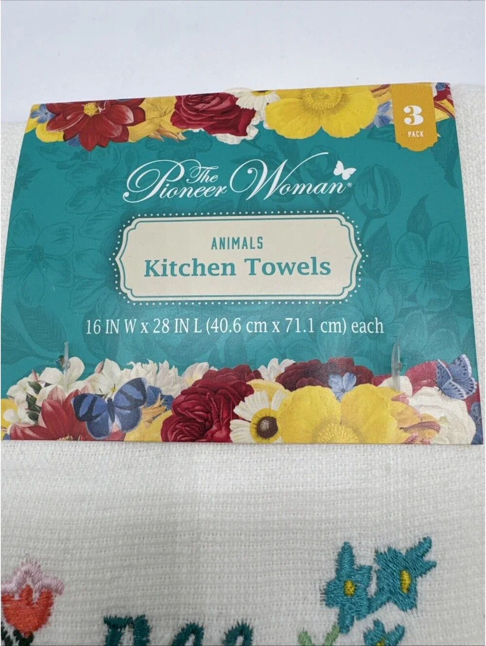 2023 Pioneer Woman Kitchen 3 Towel Set I'll Love You Till The Cows Come Home NEW